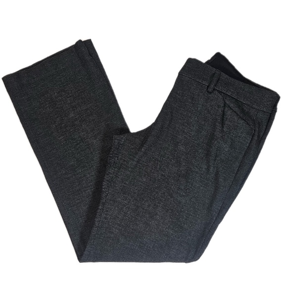 Express Pants - Express Pants Womens 8S Gray Editor Barely Boot Low Rise Stretch Work Office